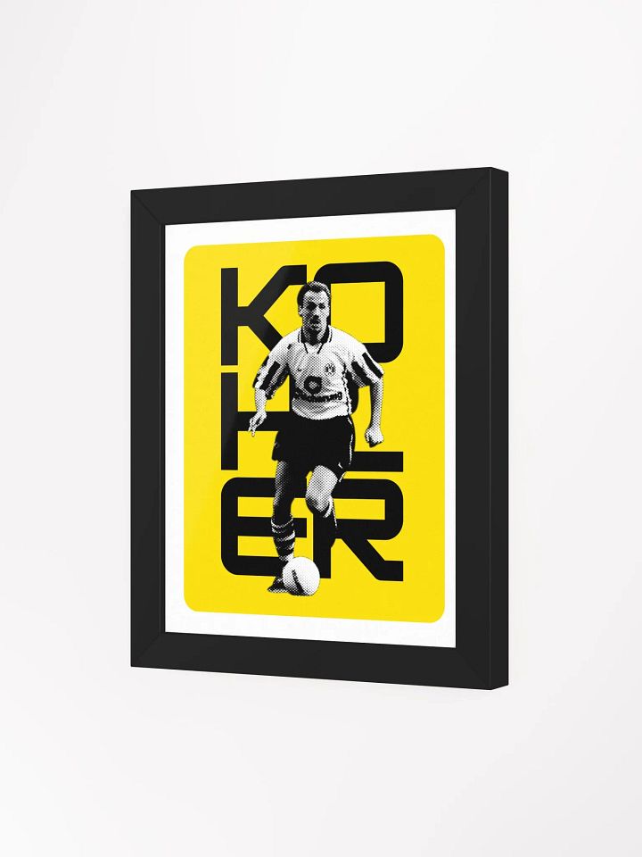 Jürgen Kohler BW Borussia Dortmund Name Art Framed Print product image (1)