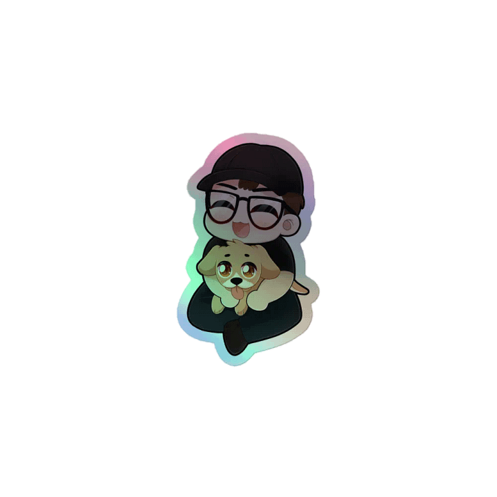 Brim Happy Holographic Sticker product image (1)