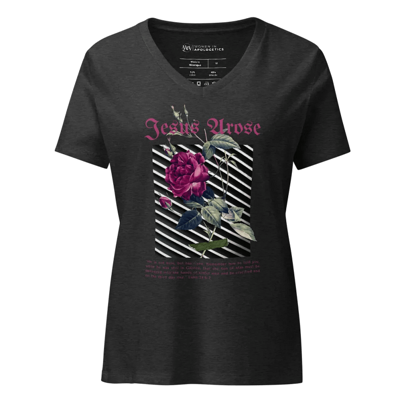 Jesus Arose V-Neck T-Shirt