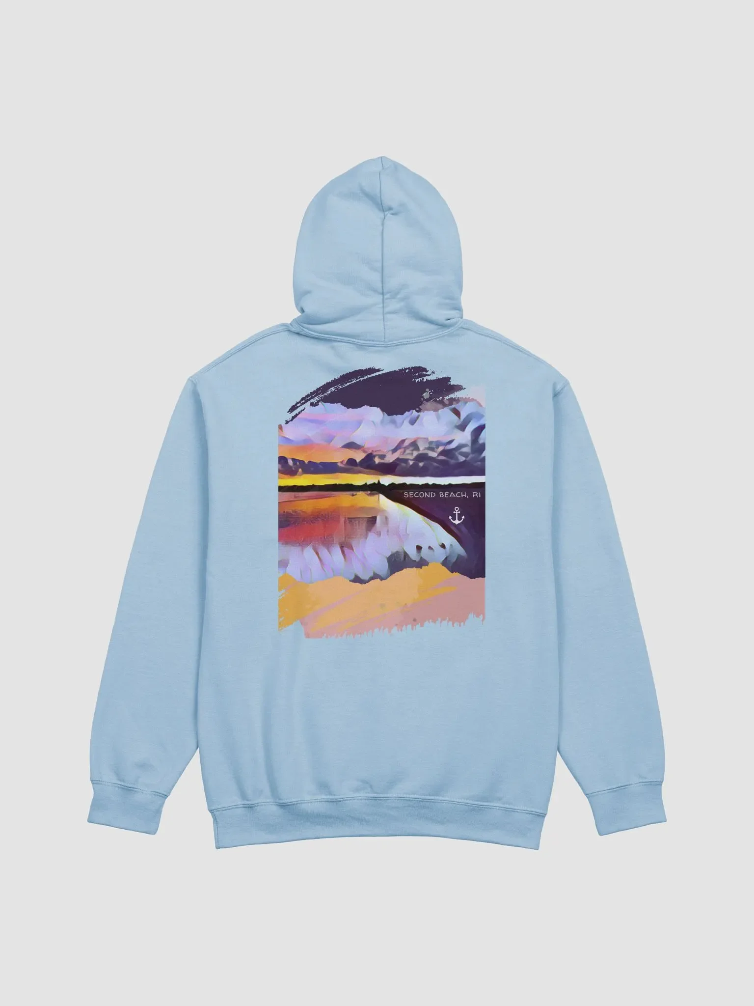 Sachuest Beach Sunset Hoodie (Midweight Fabric) product image (3)