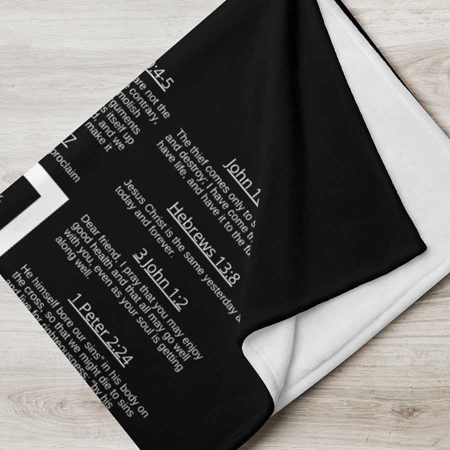 Armour Of God Black Prayer Blanket product image (4)