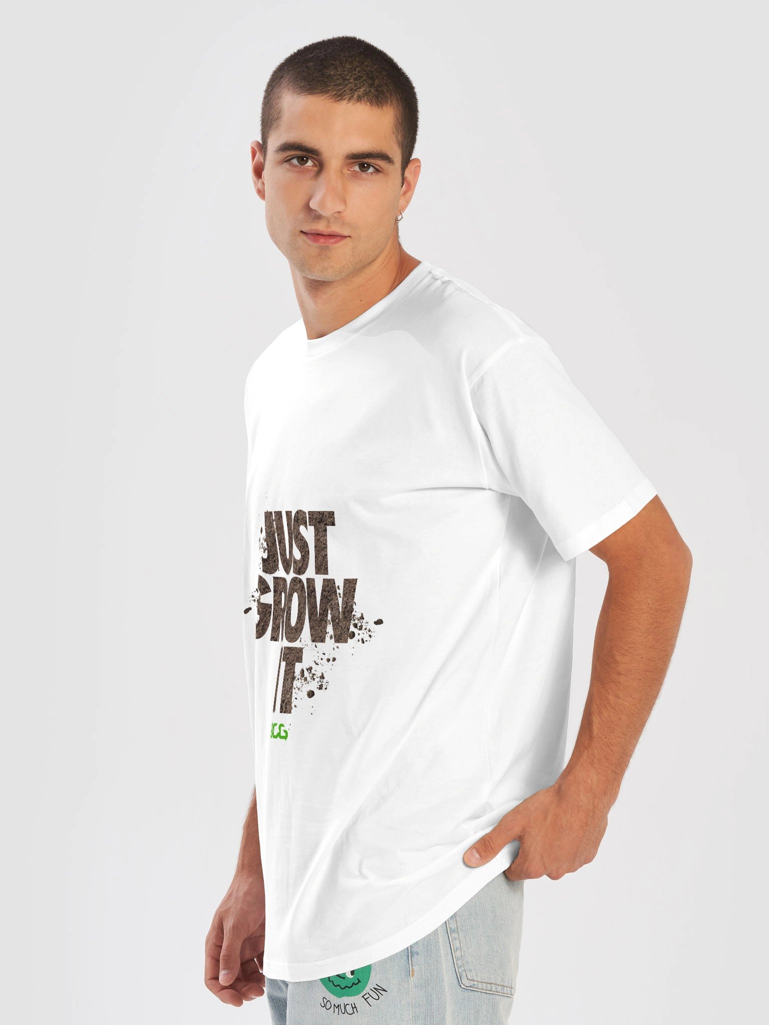 T-Shirt with the Just Grow It Logo (Printed) product image (7)