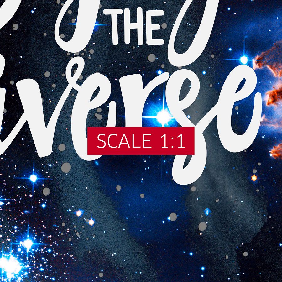 Enjoy the Universe [neon/synthwave/vaporwave/watercolor] — aesthetic watercolor poster, neon space poster, retrowave poster, motivation quotes product image (5)