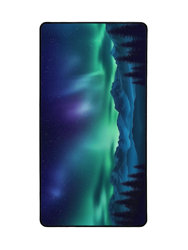 Northern Lights Aurora Borealis Desk Mat by Treasure Pie product image (2)
