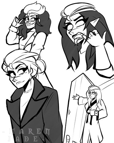 You can take female Vlad Masters out of my dead hands. Thank you.

Gonna do a Danny one at some point. But billionaire cat la...