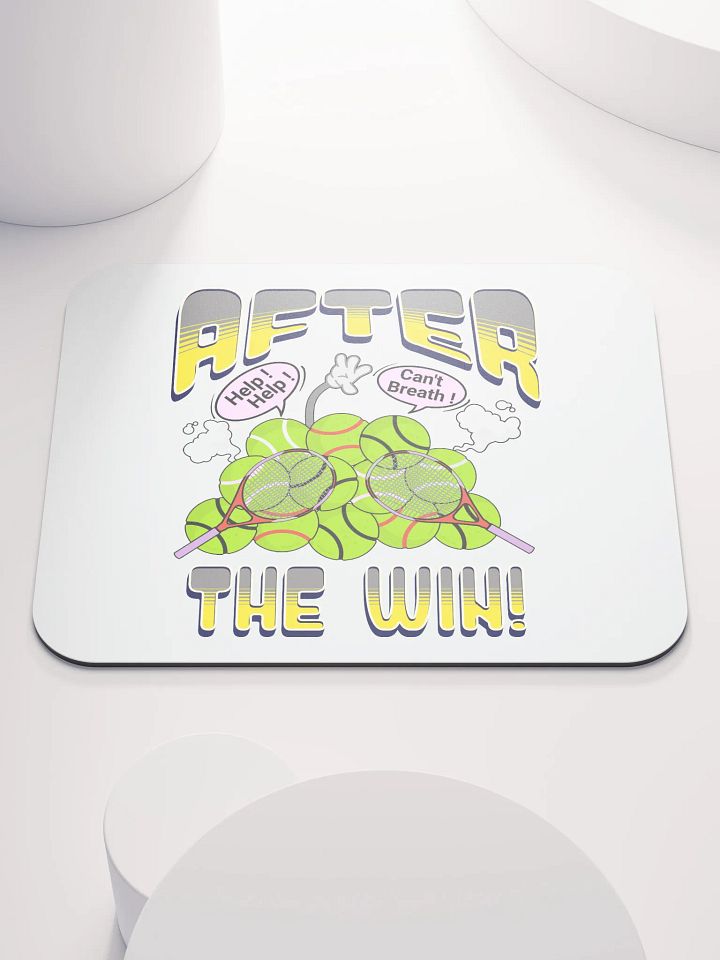 After The Win Tennis Whimsical Mouse Pad product image (2)