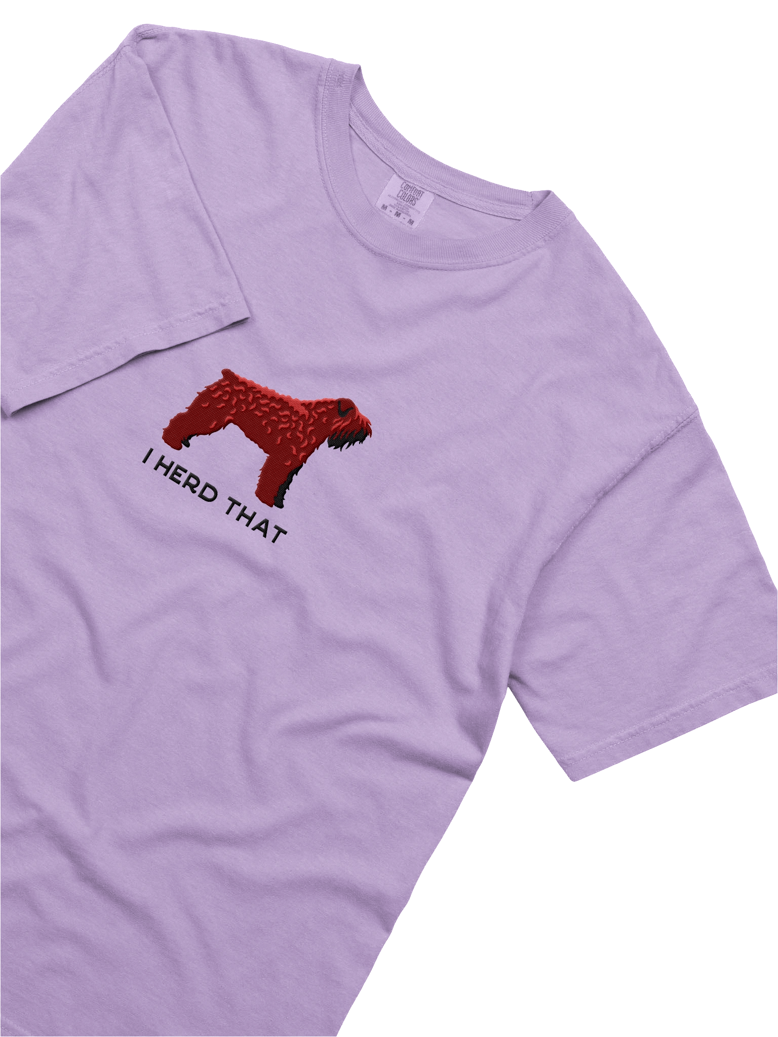 I Herd That T-Shirt(Embroidered) of a Bouvier des Flandres(Red) product image (35)