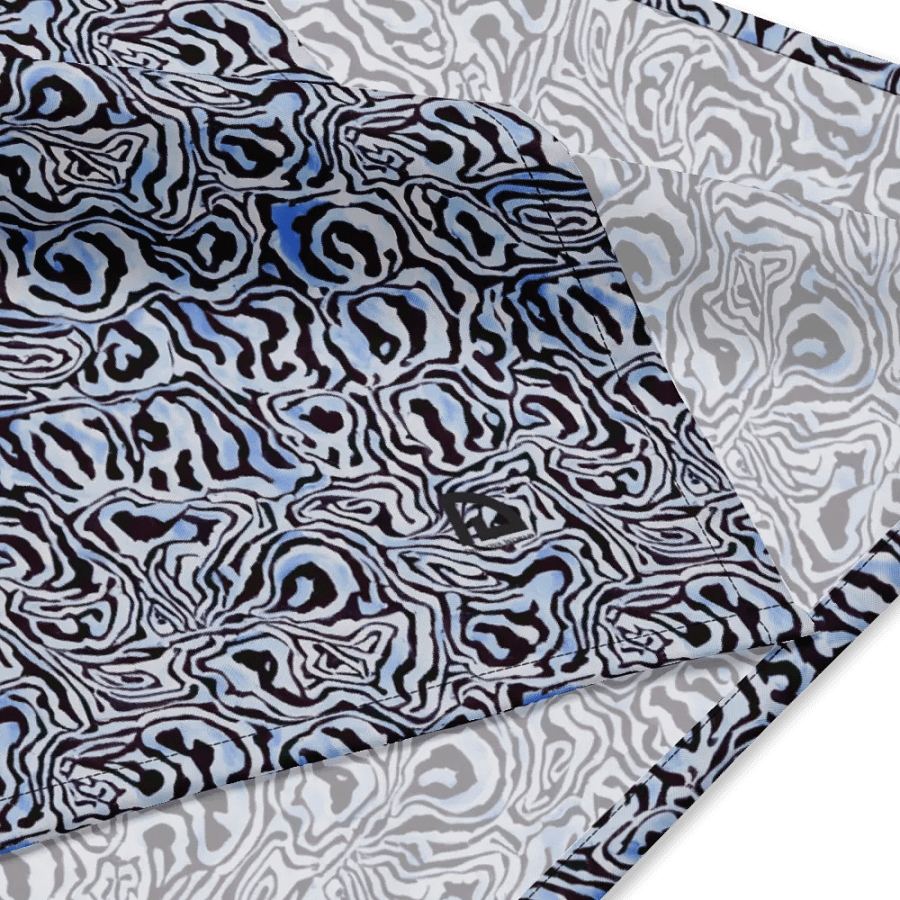 Blue Black Snake Pattern Bandana product image (4)