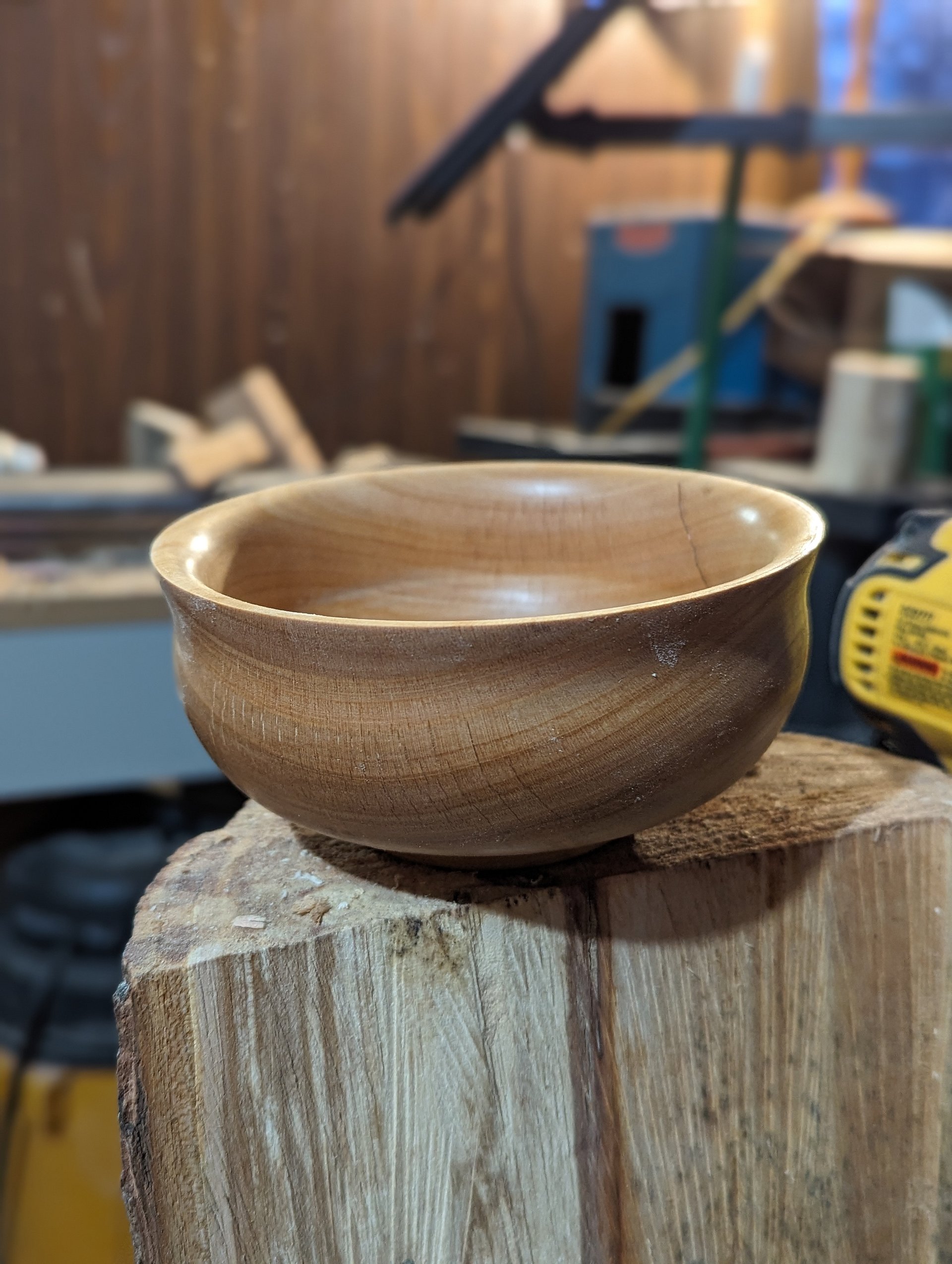 Medium Wood-turned Bowl product image (8)
