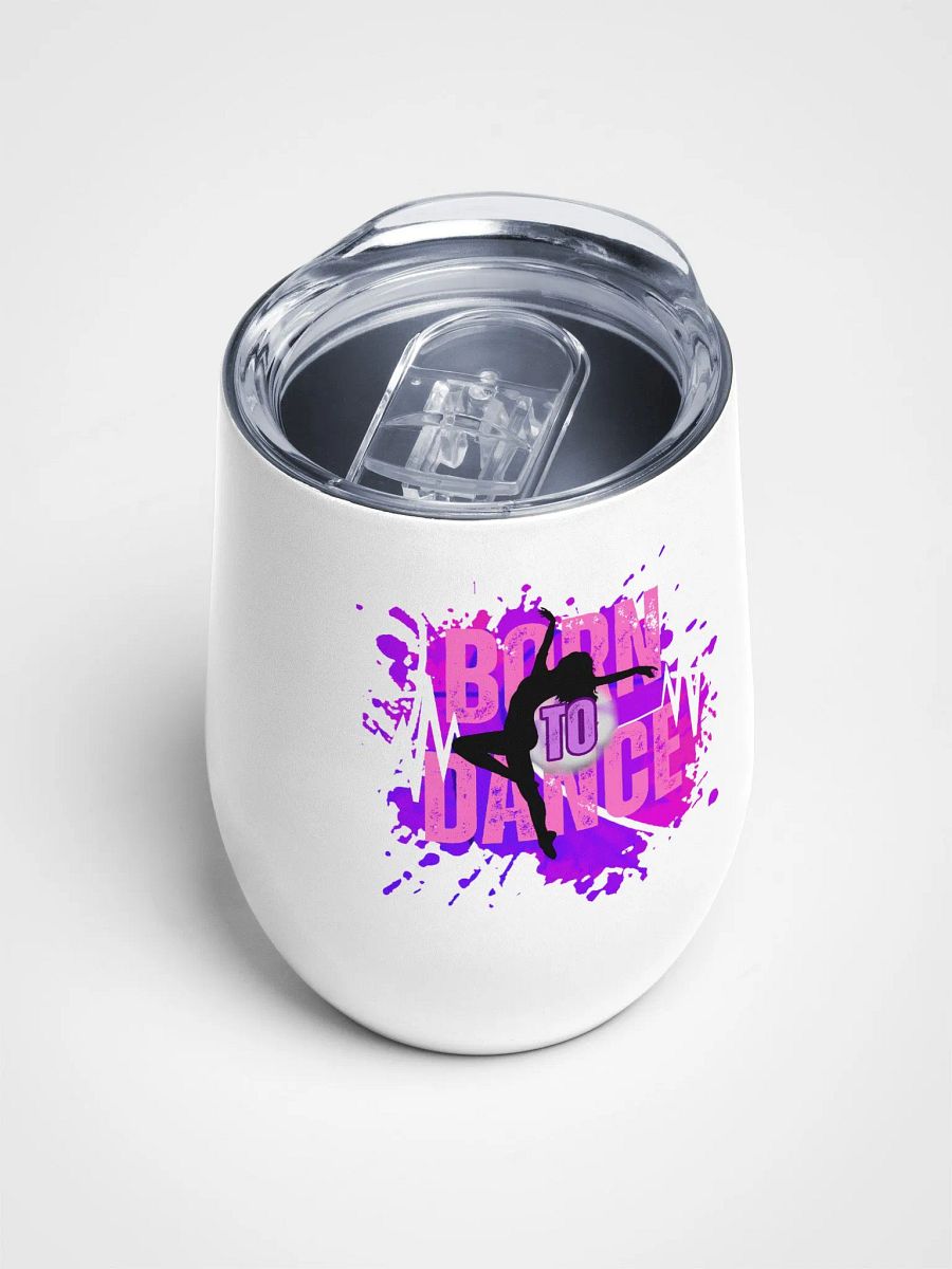Born to Dance All Day Her Silhouette Wine Tumbler product image (4)