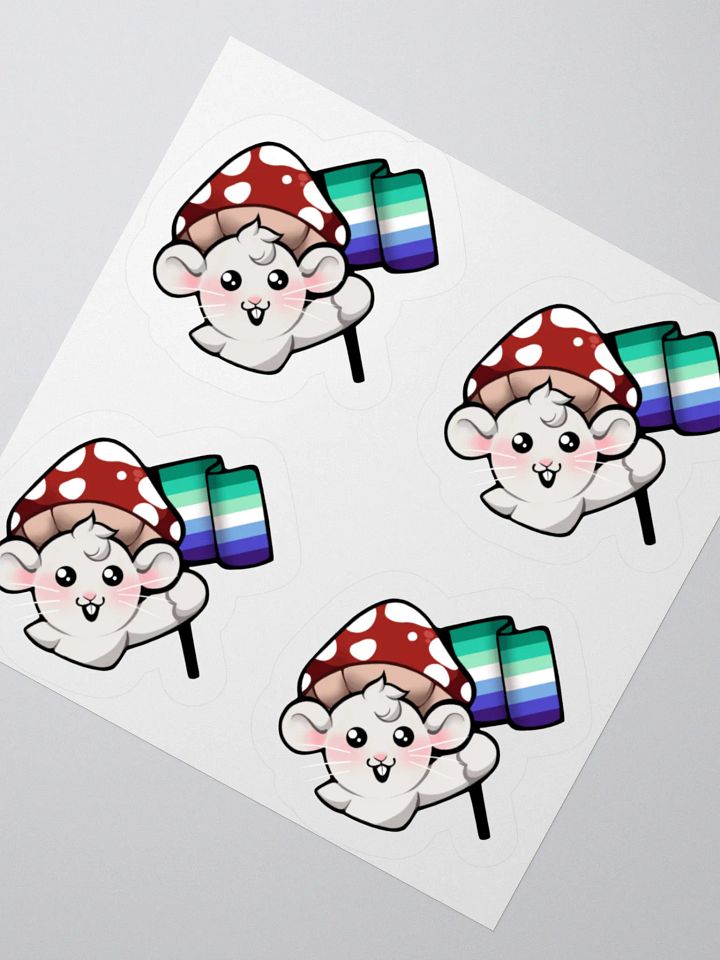 Gay/MLM Pride Flag Stickers product image (2)