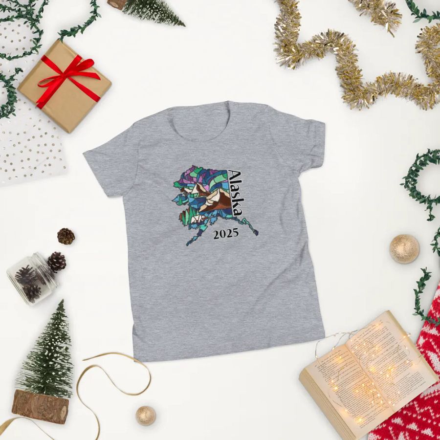 Great Alaskan Family Adventure: Stained Glass Youth Matching Tees product image (6)