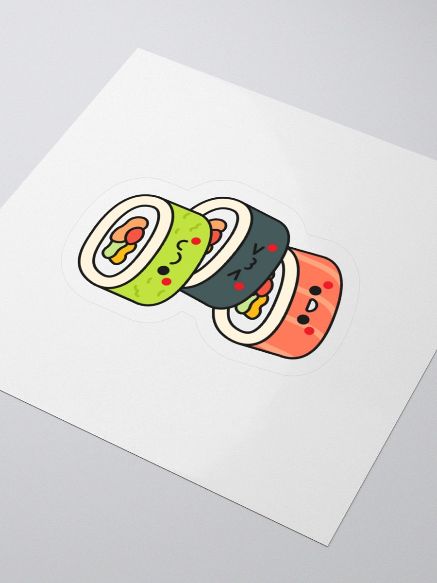 Kawaii Sushi Roll Sticker product image (9)