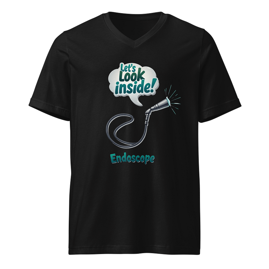 Explore Within: Endoscope Illustrated V-Neck T-Shirt product image (1)
