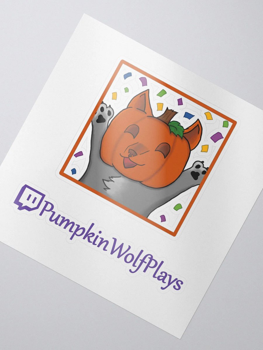 PumpkinWolfPlays Cheer Sticker product image (2)