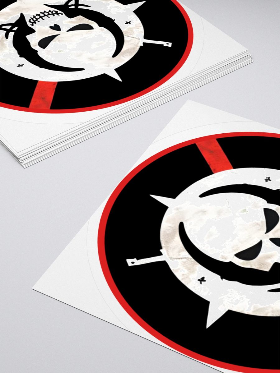 Blackjack Raiders Skull and Rifles Emblem Kiss Cut Stickers product image (10)