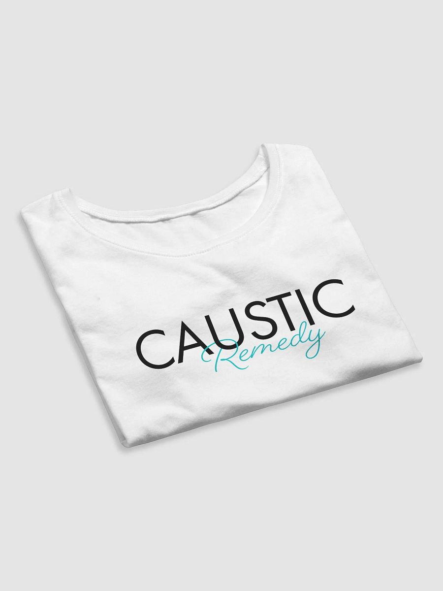 Caustic Remedy Cropped Tee (White) product image (4)
