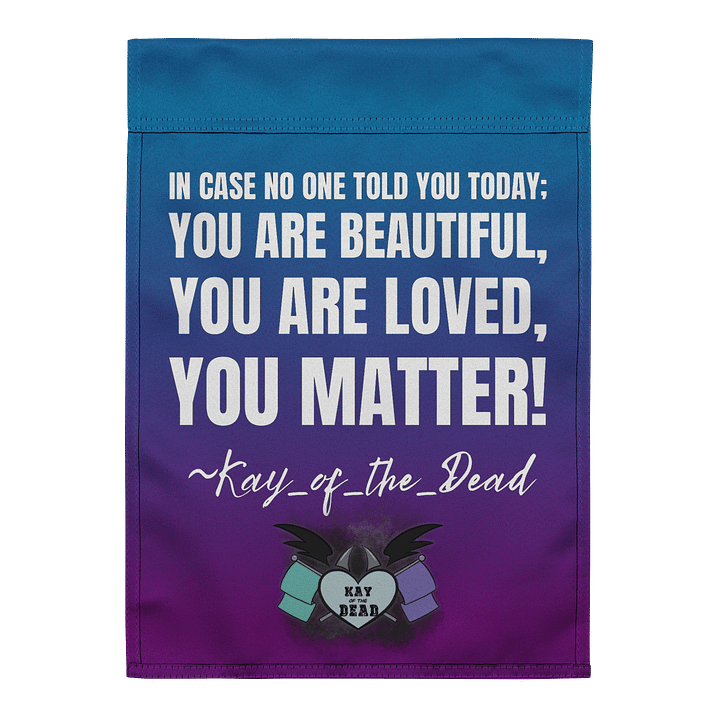The Three Reminders Yard Flag product image (2)