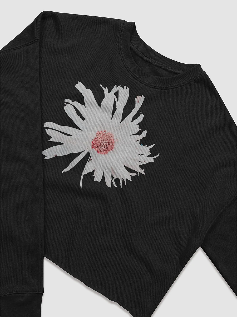 Daisy Flower Ladies Cropped Fleece Top product image (3)