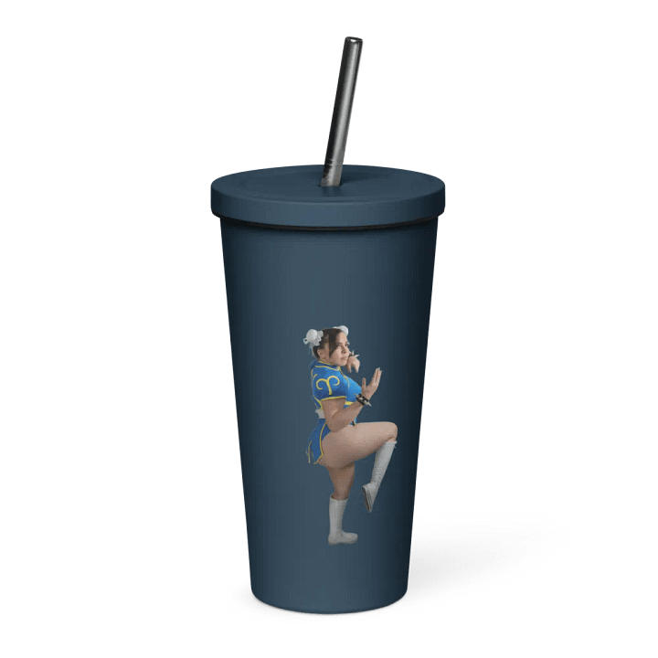Chun Li Insulated Tumbler w/ Straw product image (1)
