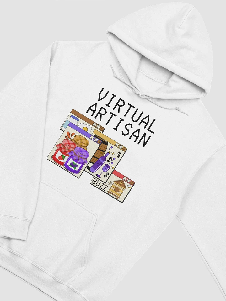 Virtual Artisan Hoodie - Black Text product image (55)