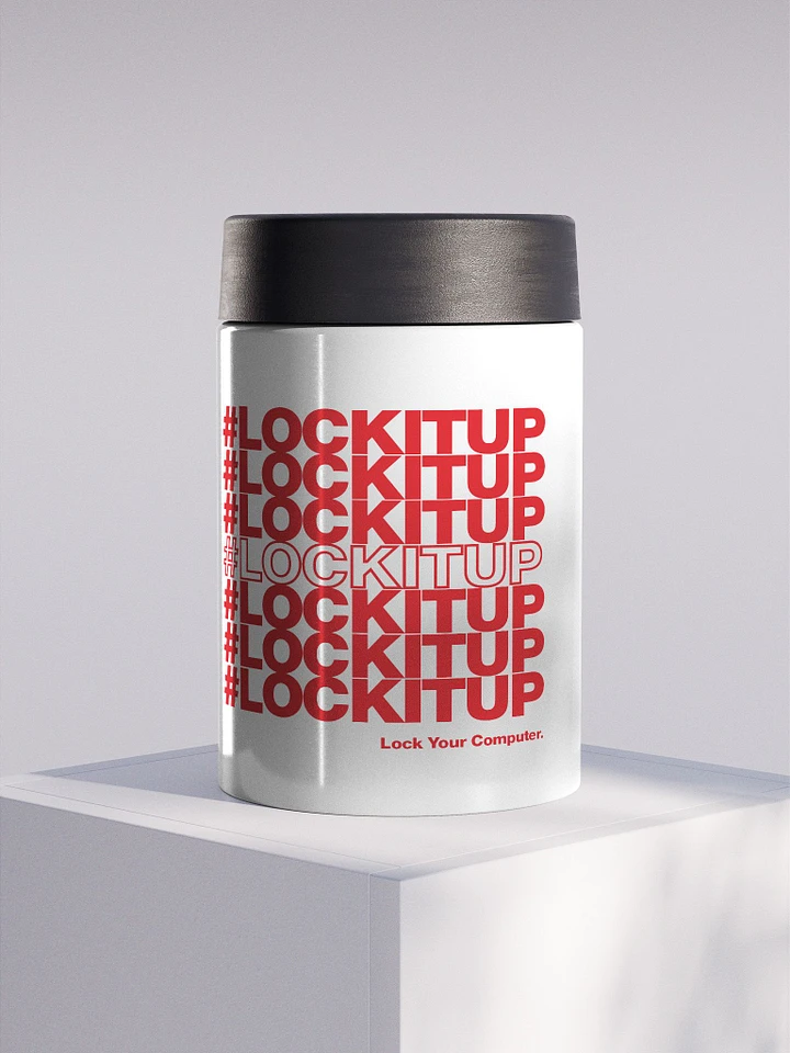 #LOCKITUP - Stainless Koozie product image (1)