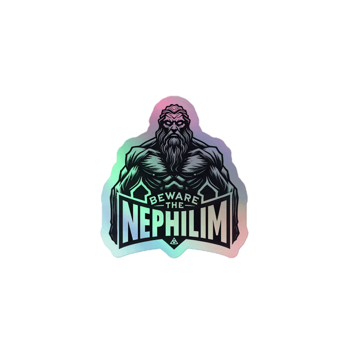 Beware the Nephilim Holographic Sticker product image (1)