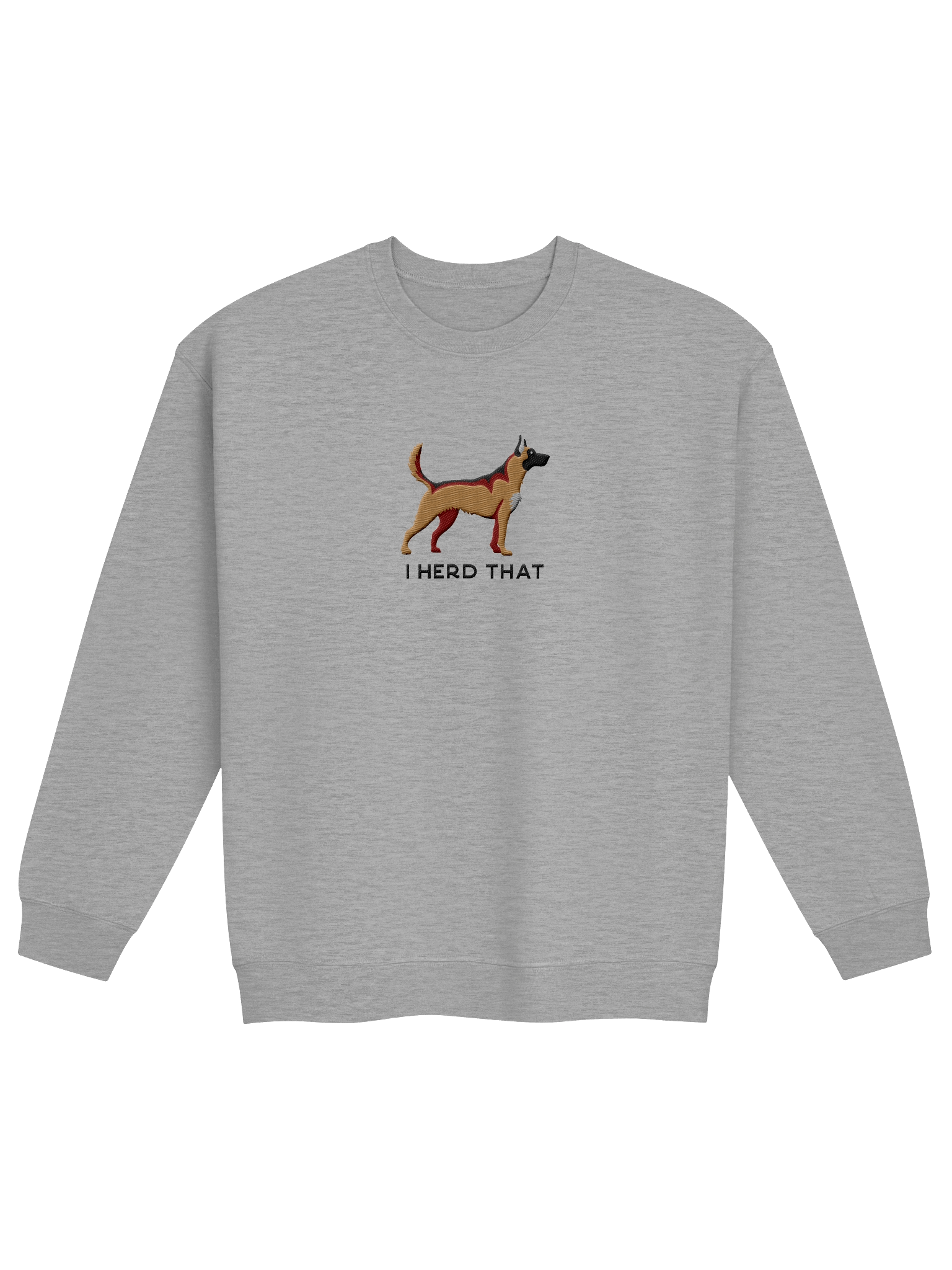 I Herd That Sweatshirt (Embroidered) of a Dutch Shepherd(Tan) product image (17)
