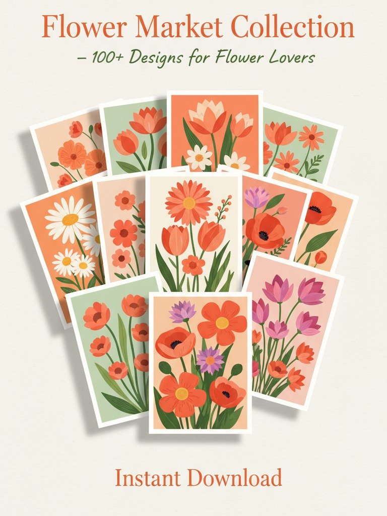 Flower Market Art Collection product image (1)