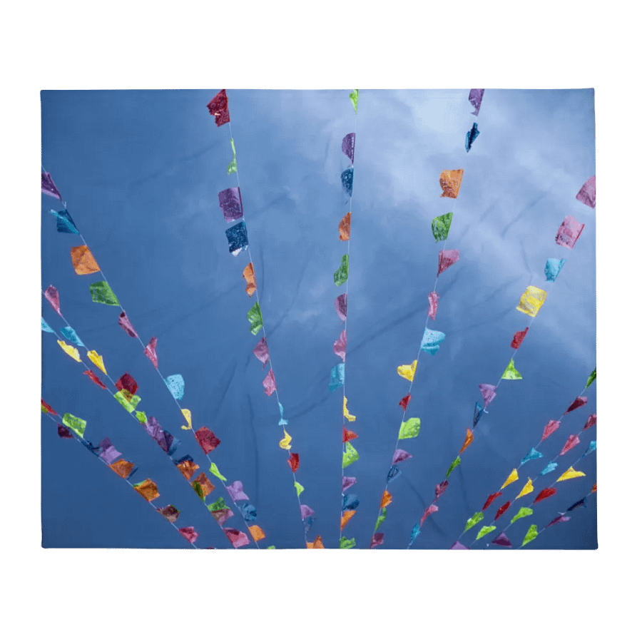 Papel Picado Throw Blanket product image (2)