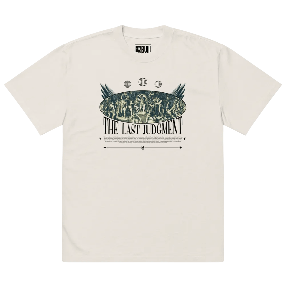 Judgment Day - BUIII Remix Premium Oversized Faded T-Shirt product image (3)