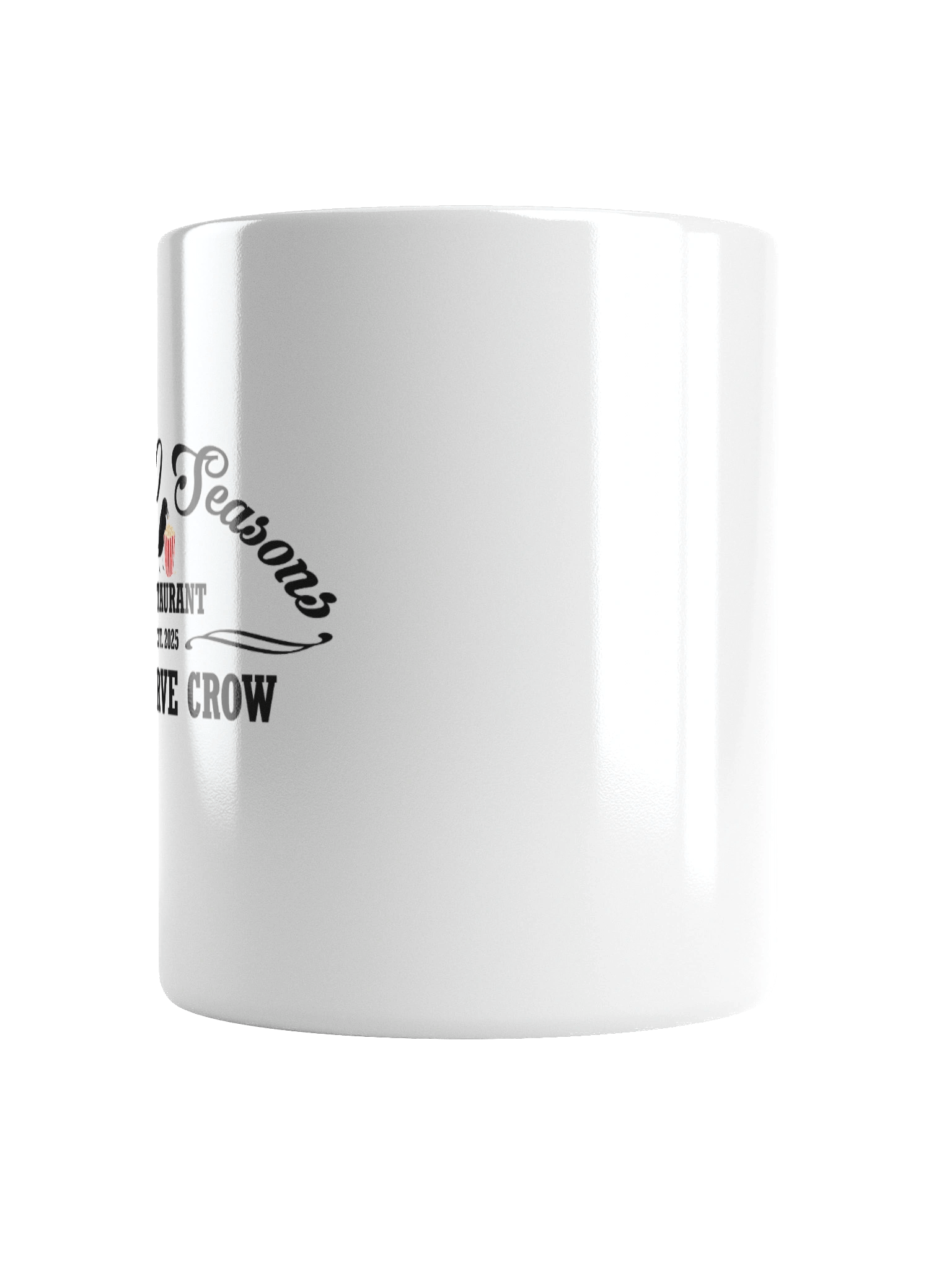 FAFO Seasons Restaurant - We Serve Crow Logo - White Mug product image (4)