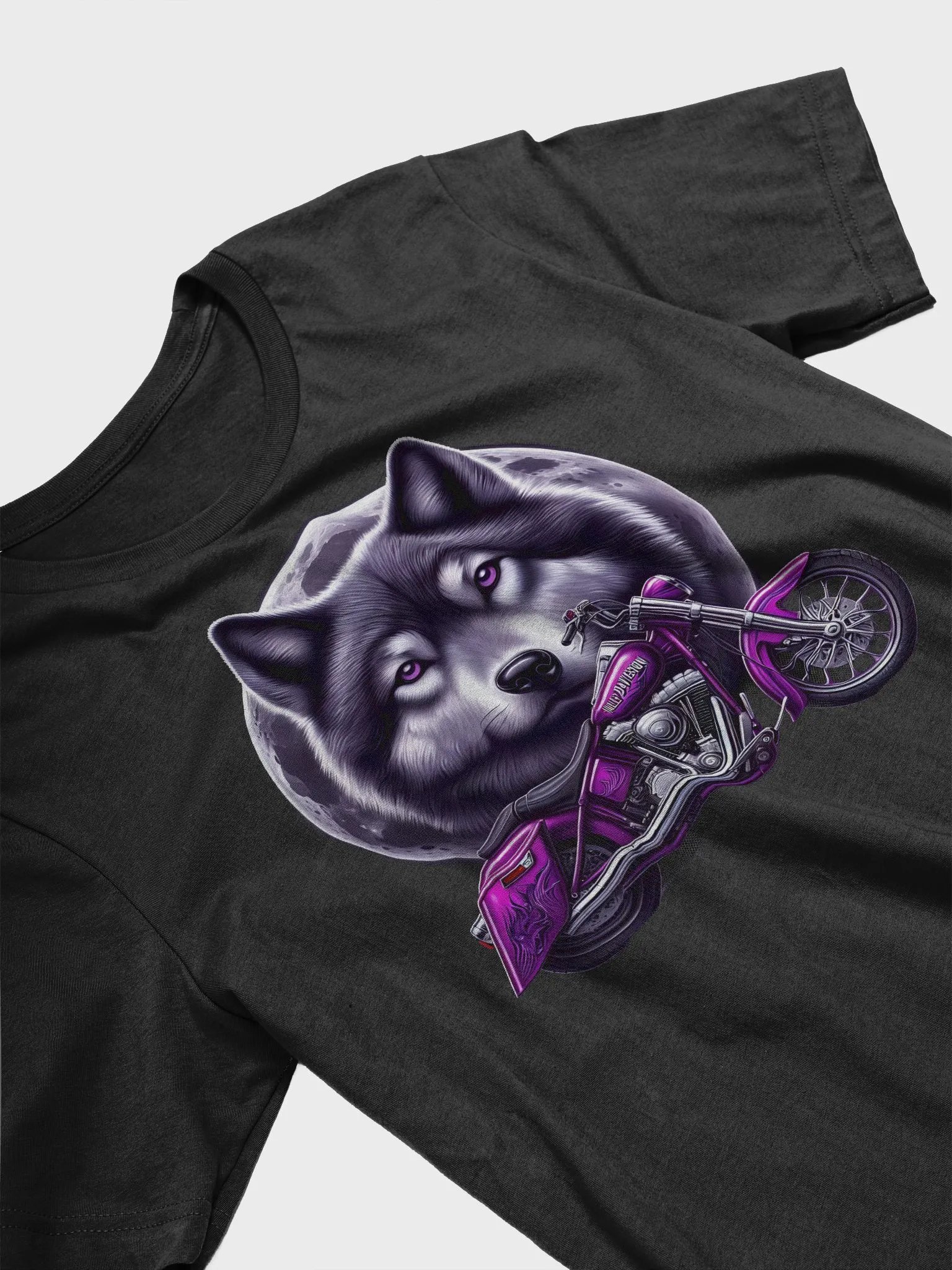 Motorcycle and Wolf - Unisex T-Shirt #15 product image (3)
