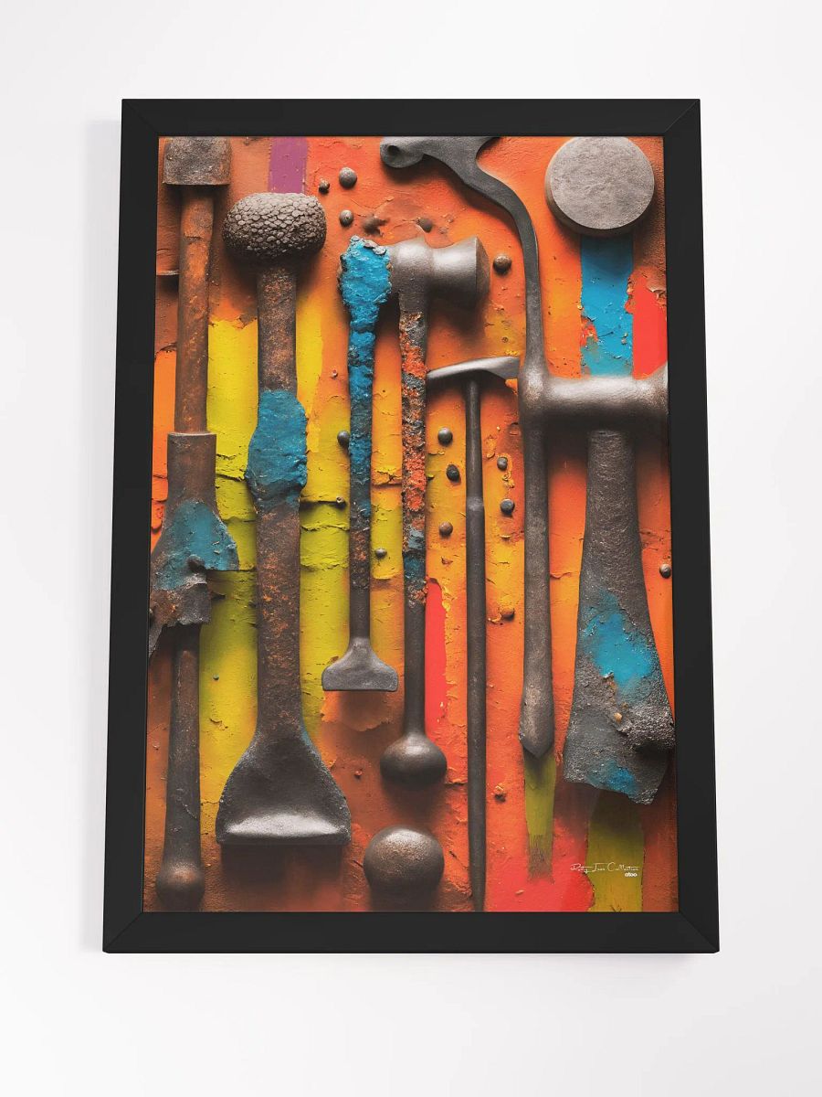 Industrial Rusted Metal Art | Unique Industrial Wall Decor product image (5)