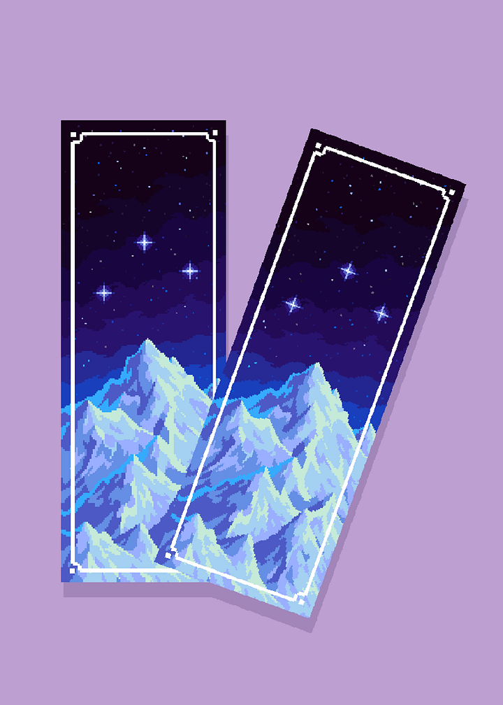 Starry Mountain Bookmark🔖 product image (1)