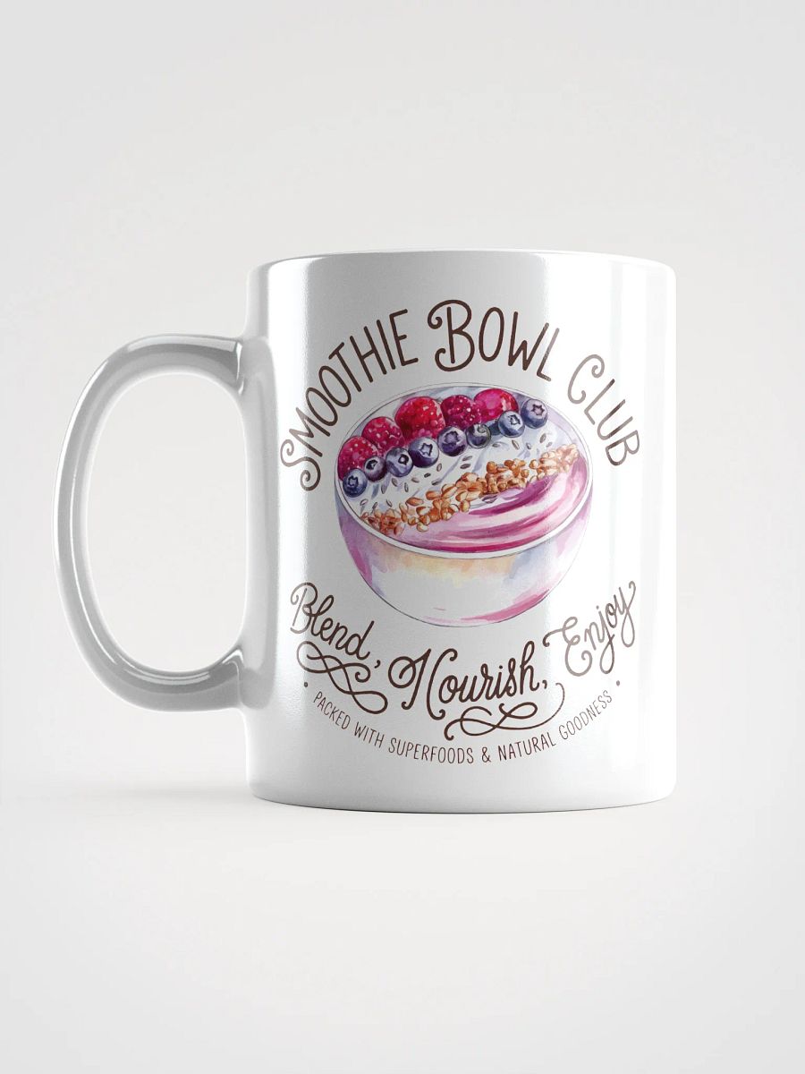Smoothie Bowl Club White Glossy Mug product image (6)