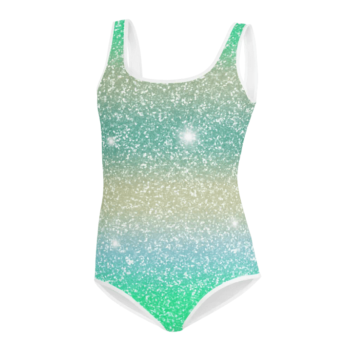 Glitter Unicorn Texture Design Youth Swimsuit (2) product image (2)