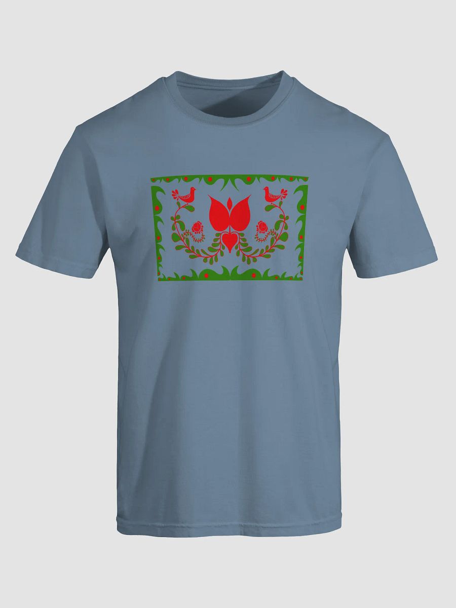 Hungarian Folk-Inspired Floral Symphony T-Shirt product image (5)