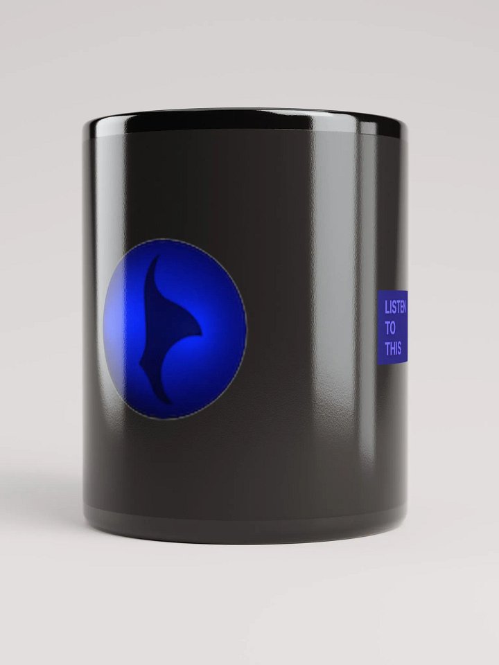 Sonic Serenity Black Glossy Mug product image (1)