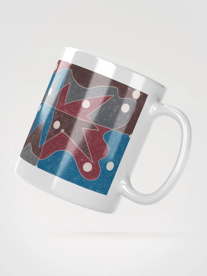Cartoon College 1 & 2 White Glossy Mug product image (2)