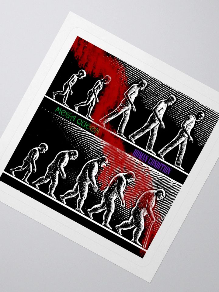 Mega Queen's Human Condition Sticker & Digital Album Pack product image (2)