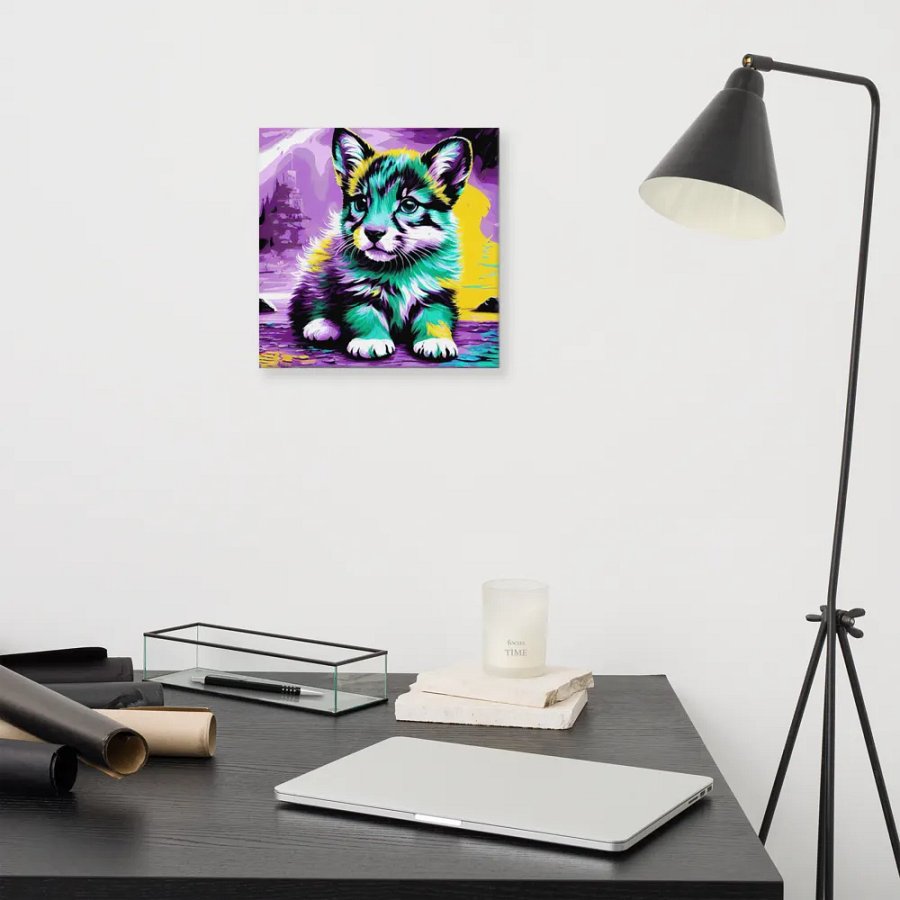 Cute Cat Digital Painting - v1 product image (11)