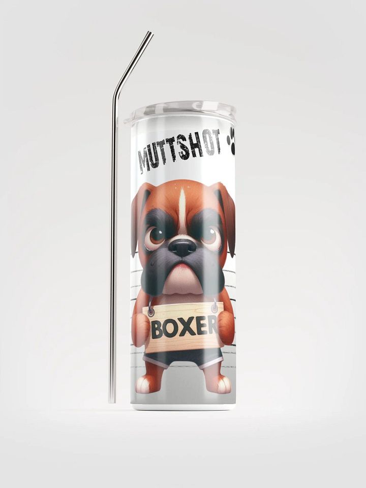 A Boxer Dog Muttshot Tumbler product image (1)