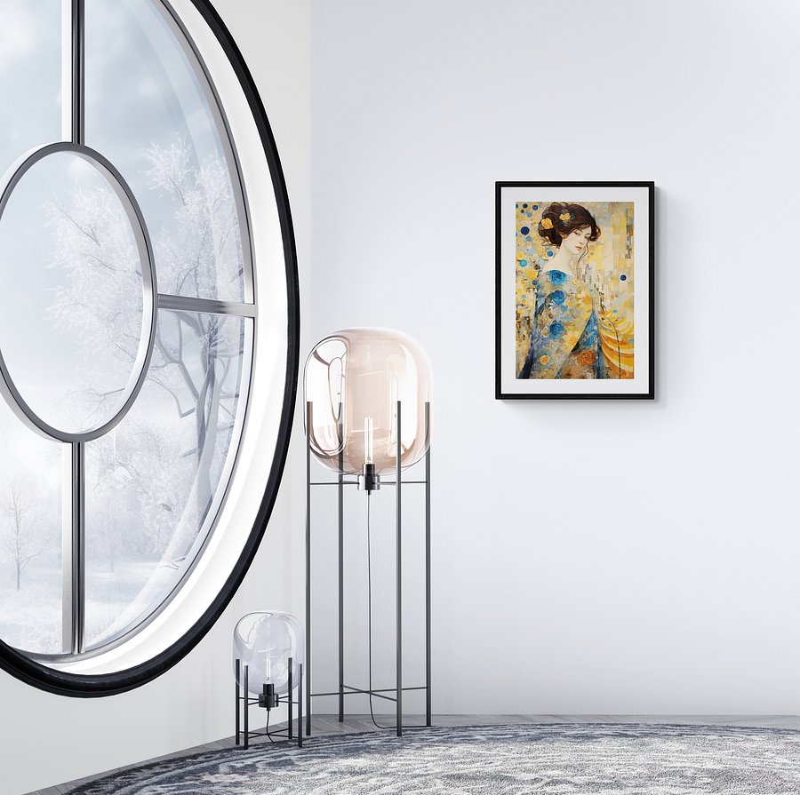 Instant Download Elegant Lady (Gustav Klimt Inspired) product image (3)