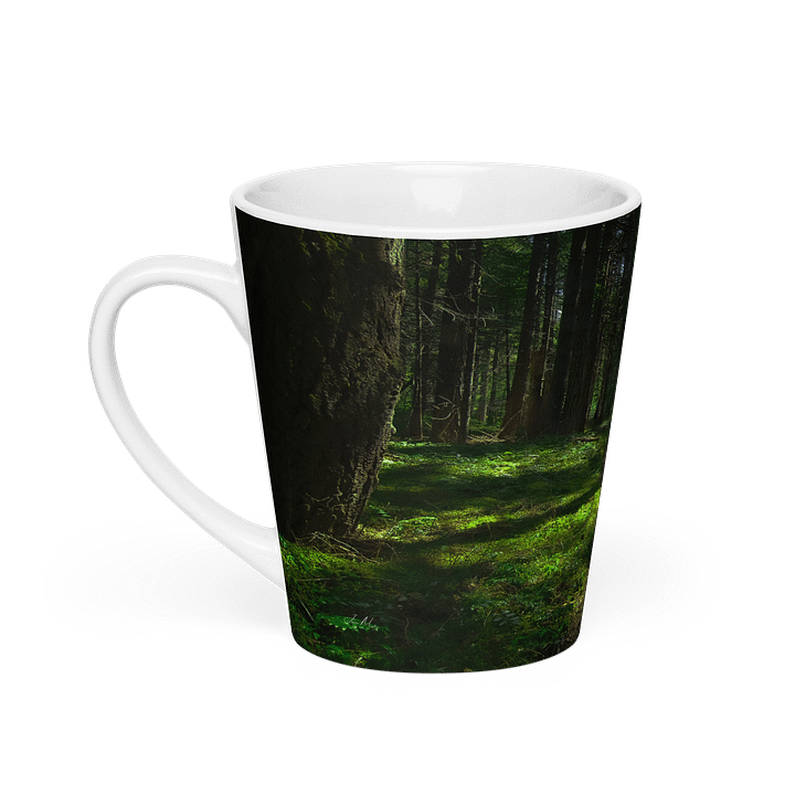 Lower Dungeness Trail Timber sun lighting Latte Mug product image (1)