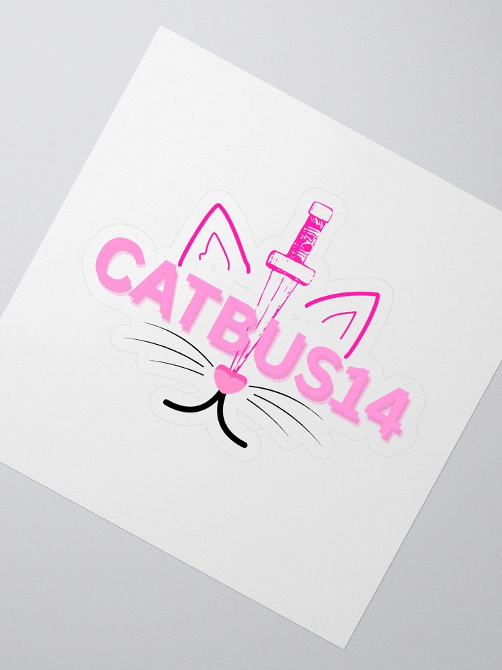 Catbus14 Stabby Tabby sticker product image (2)