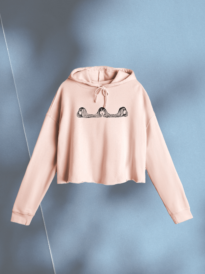 Ghost Girl Crop Hoodie product image (1)