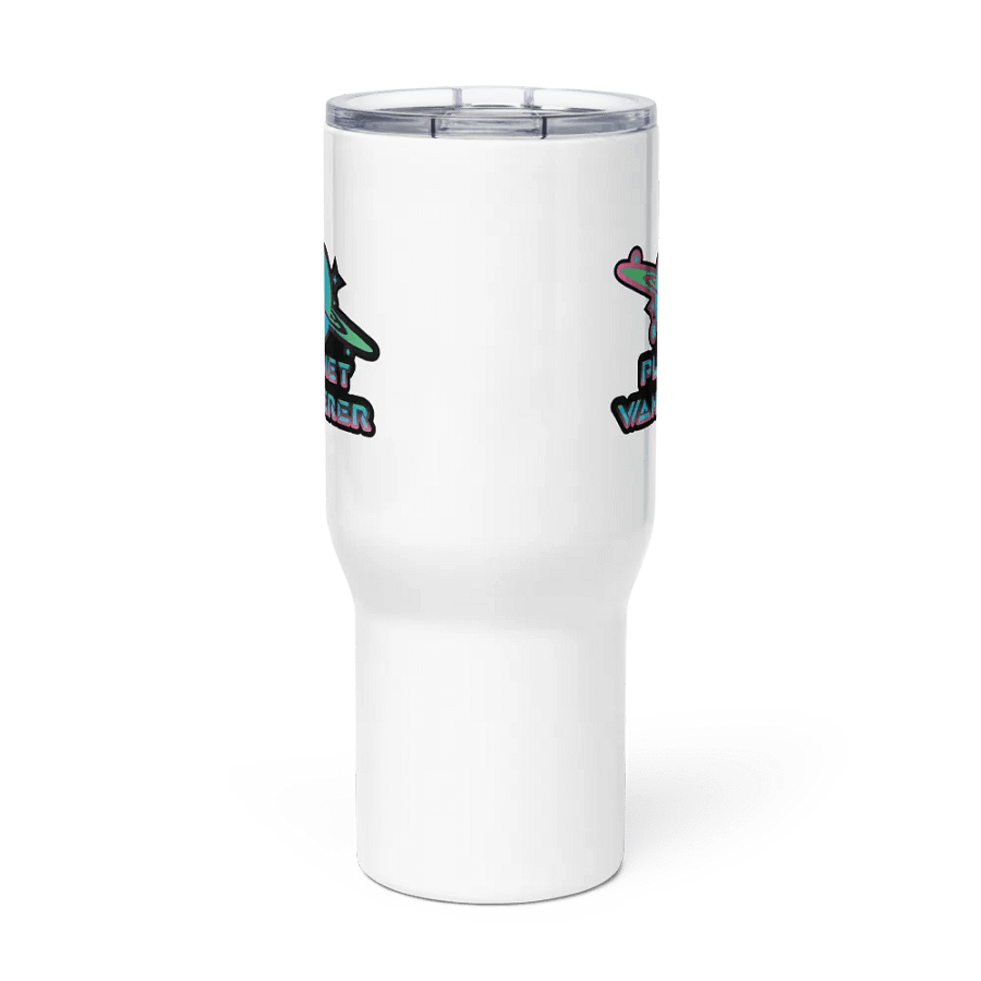 Planet Wanderer logo Handled tumbler product image (2)