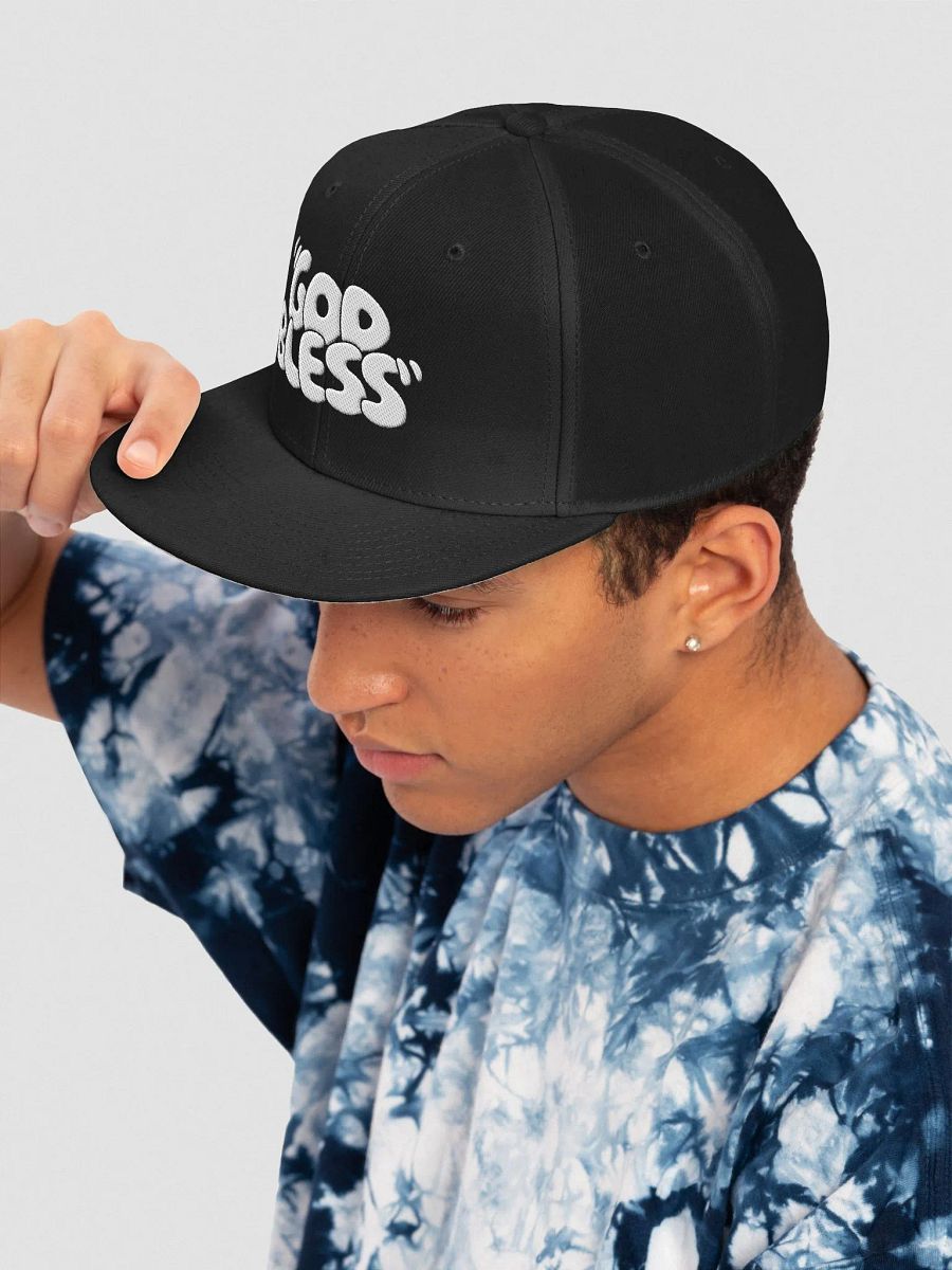 "God Bless" Black Snapback Cap product image (7)