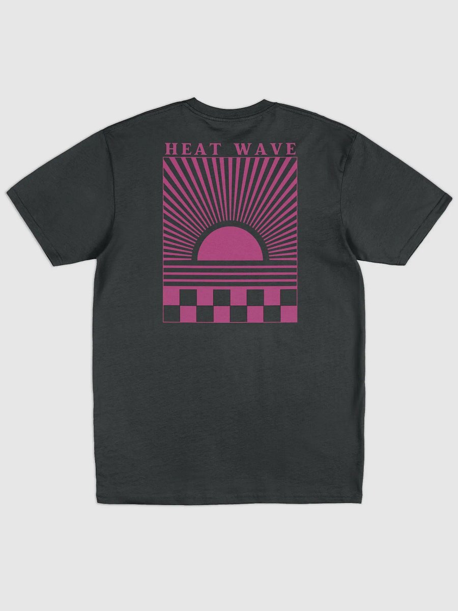 Heat Wave Retro Sunset T-Shirt - Black product image (1)